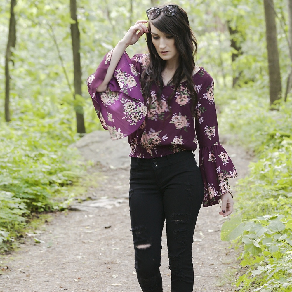 Beautiful boho chic top.